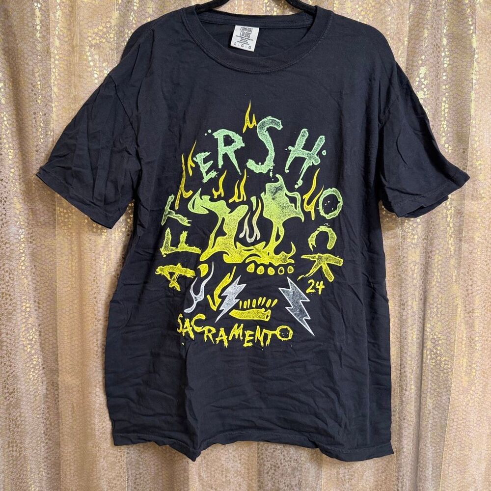 Aftershock 2024 Festival Berner Merch Black Green Unisex Large